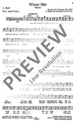 Strauß (Son), Johann: Wiener Blut op. 354