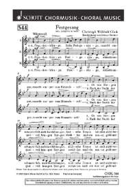 Gluck, Christoph Willibald (Ritter von): Festgesang
