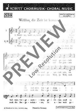 Pepping, Ernst: Wohlan, die Zeit ist kommen
