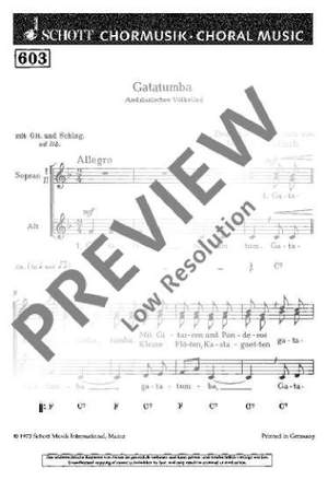 Klefisch, Walter: Gatatumba