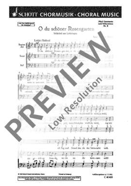 Biebl, Franz: Chorduette nach Volksweisen