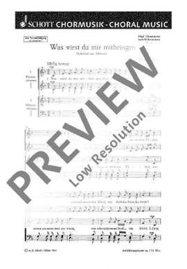 Biebl, Franz: Chorduette nach Volksweisen