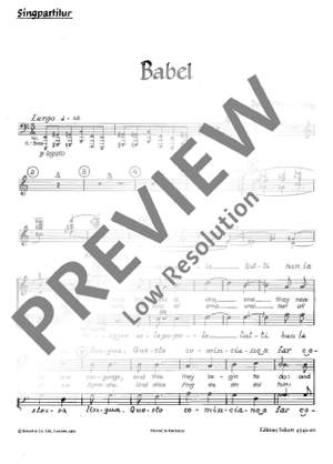 Stravinsky, Igor: Babel
