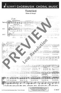 Poos, Heinrich: Tanzlied