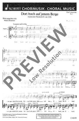 Jenner, Cornelius Uwe Gustav: Fünf Liebeslieder
