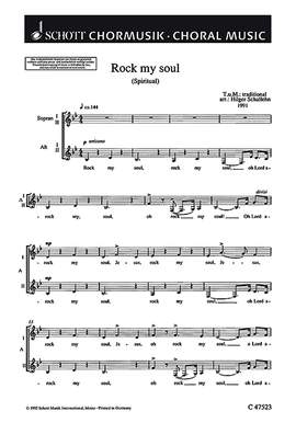 Schallehn, Hilger: Drei Negro-Spirituals
