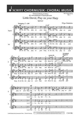 Schallehn, Hilger: Little David, Play on your Harp (Spiritual)