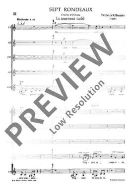 Killmayer, Wilhelm: Sept Rondeaux