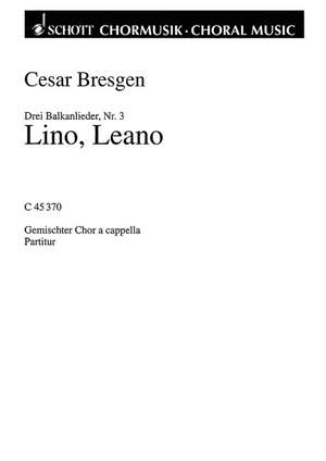 Bresgen, Cesar: 3 Balkanlieder