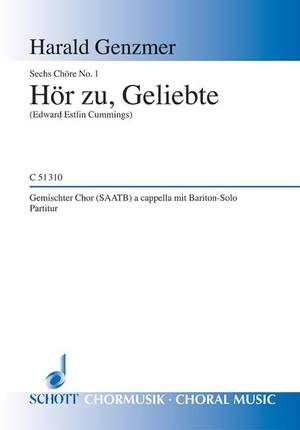 Genzmer, Harald: Sechs Chöre GeWV 45