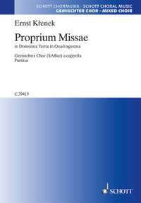 Křenek, Ernst: Proprium Missae
