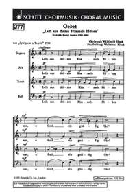 Gluck, Christoph Willibald (Ritter von): Gebet