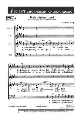 Haydn, Joseph / Lang, Hans: Nachtigallenkanon / Kein schöner Land