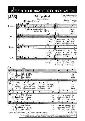 Seeger, Peter: Morgenlied