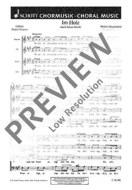 Hauptmann, Moritz: Sechs Chorlieder op. 47