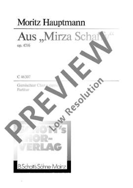 Hauptmann, Moritz: Sechs Chorlieder op. 47
