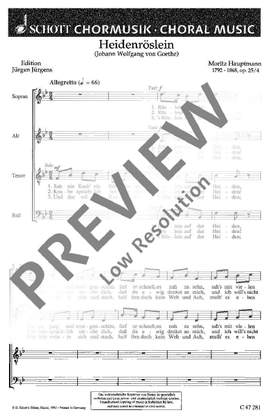 Hauptmann, Moritz: Sechs Goethe-Lieder op. 25