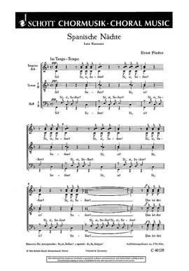 Fischer, Ernst: Tanzlieder
