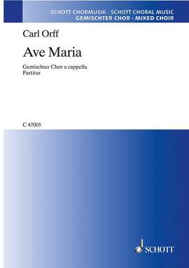 Orff, Carl: Ave Maria