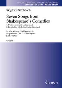 Strohbach, Siegfried: Seven Songs from Shakespeare's Comedies