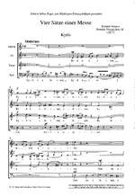 Strauss, Richard: Vier Sätze einer Messe o. Op. AV. 31 Product Image