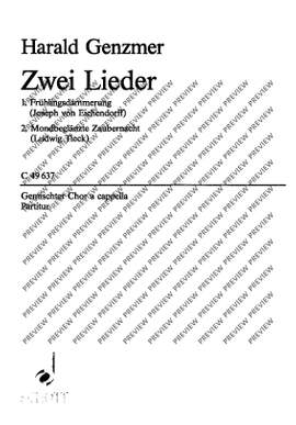 Genzmer, Harald: Zwei Lieder GeWV 22