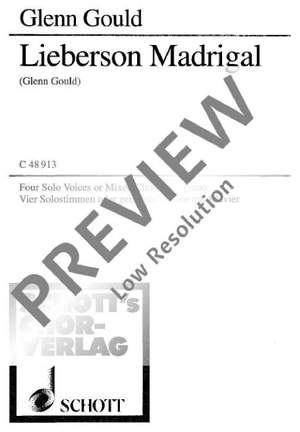 Gould, Glenn Herbert: Lieberson Madrigal