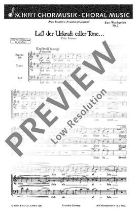 Mohler, Philipp: Wandspruch-Kantate op. 29