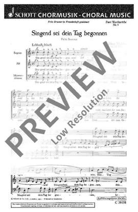 Mohler, Philipp: Wandspruch-Kantate op. 29