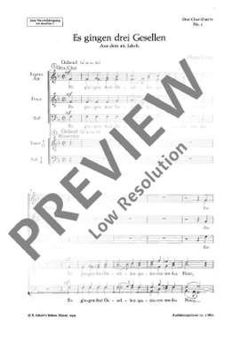 Lang, Hans: Drei Chorduette