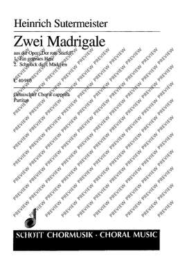 Sutermeister, Heinrich: Zwei Madrigale
