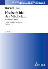 Poos, Heinrich: Hochzeit hielt das Mückelein