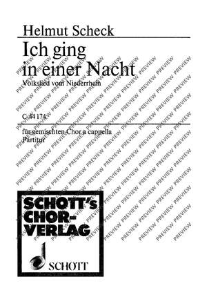 Scheck, Helmut: Ich ging in einer Nacht