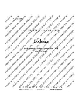 Sutermeister, Heinrich: Ecclesia