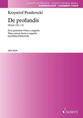 Penderecki, Krzysztof: De profundis