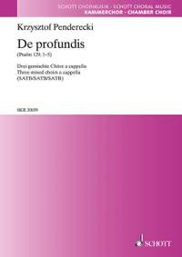 Penderecki, Krzysztof: De profundis