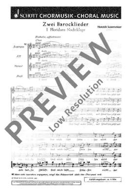 Sutermeister, Heinrich: Zwei Barocklieder