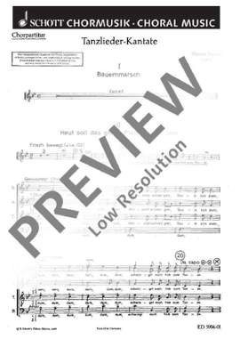 Fussan, Werner: Tanzlieder-Kantate
