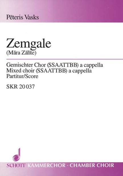 Vasks, Pēteris: Zemgale