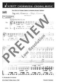 Nitsche, Paul: Sag mir, Giannetta