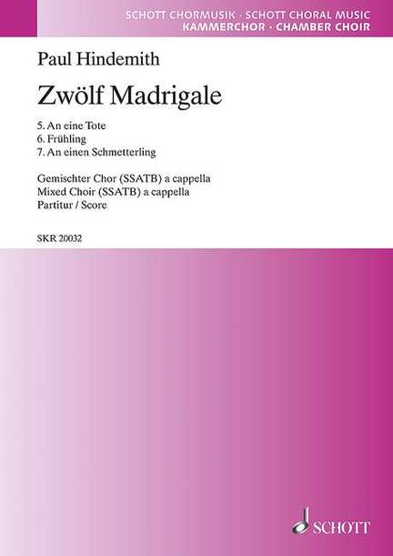 Hindemith, Paul: 12 Madrigals