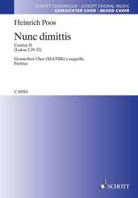 Poos, Heinrich: Nunc dimittis