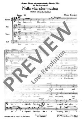 Bresgen, Cesar: Nulla vita sine musica