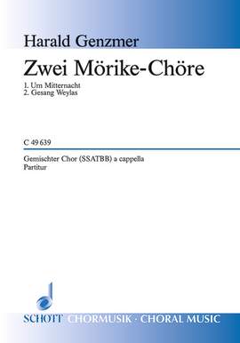 Genzmer, Harald: Zwei Mörike-Chöre GeWV 27