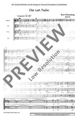 Hessenberg, Kurt: Der 126. Psalm op. 87