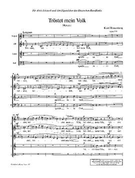 Hessenberg, Kurt: Tröstet mein Volk op. 114