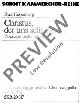 Hessenberg, Kurt: Christus, der uns selig macht op. 118