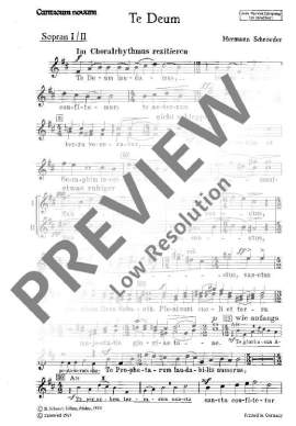 Schroeder, Hermann: Te Deum op. 16