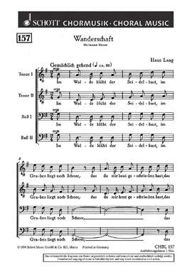 Lang, Hans: Wanderschaft