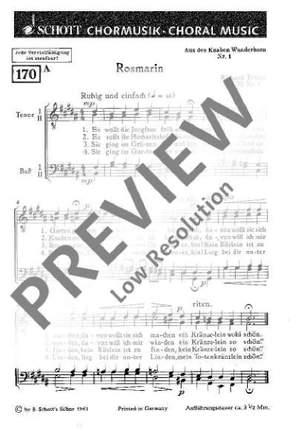 Trunk, Richard: 6 Lieder aus des Knaben Wunderhorn op. 30